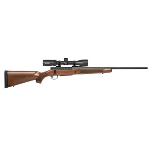 Mossberg Patriot  Bolt Action Rifle With Vortex Scope 22-250 - 22" - Matte Blue - Walnut Stock