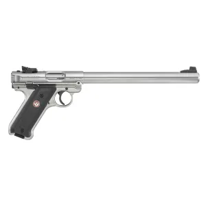 Ruger Mark IV Target .22 LR Rimfire Pistol - 10" - Silver - 2x 10rd Mags