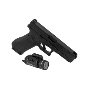 GLOCK Blue Label 17 Gen 5 9mm Night Sights and Streamlight TLR-1 HL Bundle
