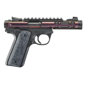 Ruger Mark IV 22/45 Lite Optic Ready .22 LR Rimfire Pistol - 4.4" - Purple - 2x 10rd Mags