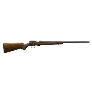 CZ USA 457 American Bolt Action Rifle 22 Magnum - 24.8" - Nitride Finish - Turkish Walnut Stock