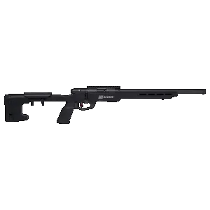 Savage Arms B22 Precision Bolt Action Rifle 22 LR - 18" Heavy Threaded Barrel - Matte Black