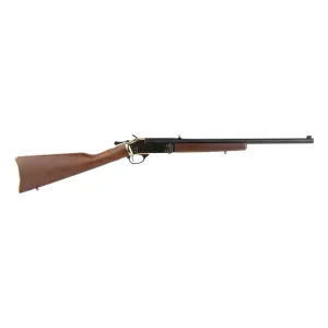 Henry Single Shot 44 Mag Brass Receiver Break-Open Rifle - Blued/Walnut - 22"