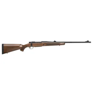 Mossberg Patriot  Bolt Action Rifle 300 Win Mag - 24" - Matte Blue - Walnut Stock - Sights