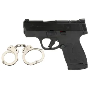Smith & Wesson SHIELD Plus Micro Compact 9mm Pistol - Optic Ready - 3.1" - With FREE S&W M100 Nickel Handcuffs - QUALIFIED INDIVIDUALS ONLY