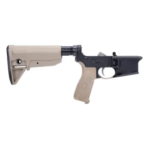 Bravo Company Manufacturing MK2 AR-15 Lower Receiver with Mod 0 Stock - Complete Lower - FDE