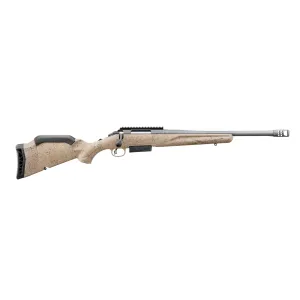 Ruger American Ranch Gen II 450 Bushmaster Bolt Action Rifle - 16.4" - Cobalt Cerakote