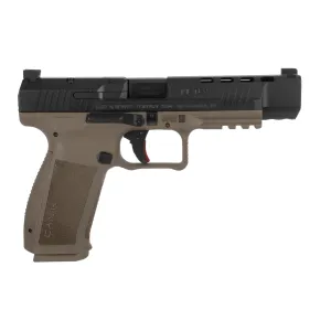 Canik SFX Optic Ready 9mm Pistol - 5.2" - FDE - 1x 18rd, 1x 20rd Mags