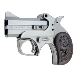 Bond Arms Texas Defender 410 Bore/.45 Colt Derringer - 3.0" - Silver - 2 Round