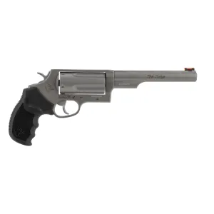 Taurus Judge Magnum .410 Bore / .45LC 5-Shot Revolver - Stainless - Rubber - 6.5"