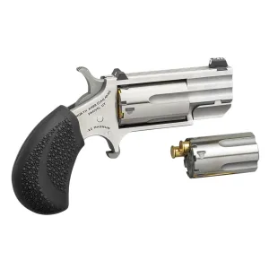 North American Arms Pug .22 LR Single Action Revolver - 1" Heavy Barrel - Stainless - 5rd - Tritium Sights