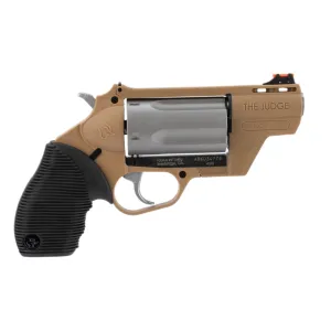 Taurus Public Defender Poly .410 Bore /.45LC 5-Round Polymer Frame Revolver - FDE