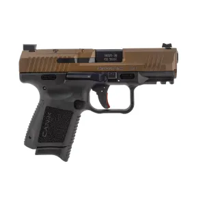 Canik TP9 Elite Optic Ready 9mm Pistol - 3.6" - Bronze - 1x 12rd, 1x 15rd Mags