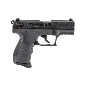 Walther P22 Q .22 LR Rimfire Pistol with Threaded Barrel - 3.42" - Grey - 2x 10rd Mags