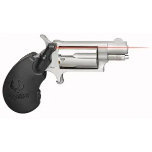 North American Arms Mini Revolver 22 Magnum - 1 1/8" - Stainless - Laser Sight