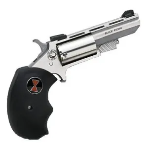 North American Arms Black Widow Revolver 22lr/22mag - 2" - Stainless - Fixed Sights