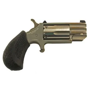 North American Arms Pug Revolver 22 Magnum - 1" Heavy Barrel - Stainless - Tritium Sights