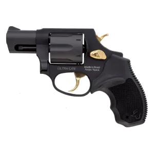 Taurus USA 856 Ultra Lite Revolver 38 Special - 2" - Black/Gold - Black Rubber Grips