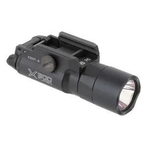 SureFire X300T-B Turbo Handgun Weapon Light with Thumbscrew - 650 Lumens - Black