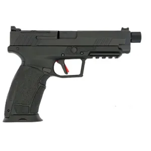 Tisas PX-9 Tactical Optic Ready 9mm Pistol with Threaded Barrel - 5.1" - 1x 18rd, 1x 20rd Mags