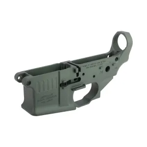 Sons of Liberty Gun Works / Forward Controls Design Billet Ambi AR-15 Lower Receiver - ODG Anodized