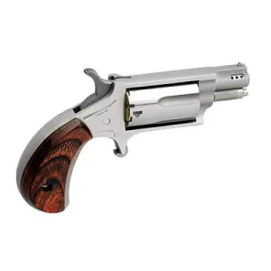 North American Arms Mini Convertible Revolver 22lr/22mag - 1 1/8" - Stainless - Ported