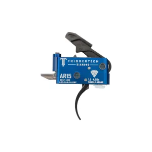 TriggerTech AR-15 Single-Stage Diamond Trigger - Curved Black