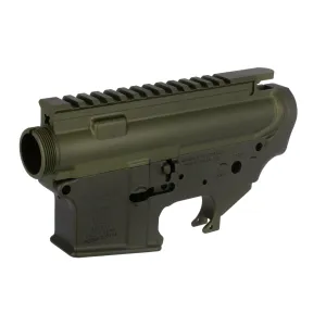 Geissele Automatics Super Duty Stripped AR-15 Receiver Set - OD Green