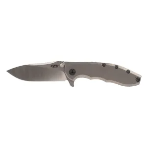 Zero Tolerance ZT 0562TI Hinderer Slicer Knife - Drop Point - 3.5" Plain Edge - Titanium