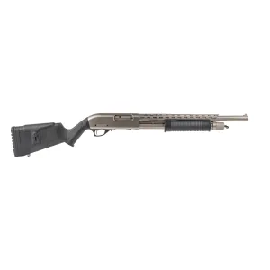 Rock Island All Generation 12 Gauge Pump Action Shotgun - Nickel - 18.5"