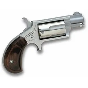 North American Arms Mini Revolver 22 Magnum - 1 1/8" - Stainless - Lanyard Ring