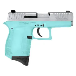 Diamondback Firearms DB9 9mm Pistol - 3" - Teal/Stainless - 1x 6rd Mag