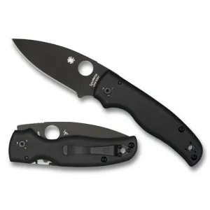 Spyderco Shaman G-10 Folding Knife - Black/Black