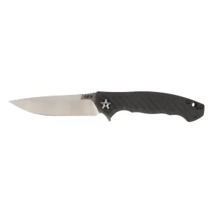 Zero Tolerance 0452CF Large Sinkevich Folding Knife - Drop Point - 4.1" Plain Edge - Carbon Fiber