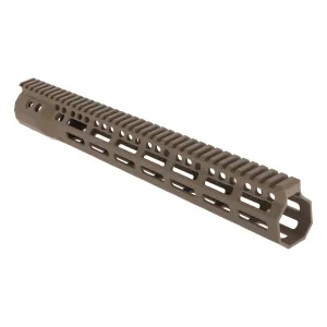 Troy Industries SOCC Battle Rail G2 Free Float AR-15 Handguard - M-LOK - 15.125" - FDE