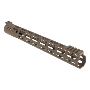 Troy Industries X Series SOCC Battle Rail Free Float AR-15 Handguard - M-LOK - 15.125" - FDE