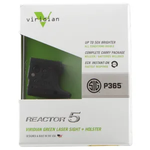 Viridian Reactor R5 Gen 2 Green Laser With Holster - Sig Sauer P365