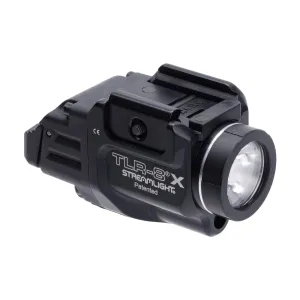 Streamlight TLR-8 X Compact Weapon Light with Red Laser - 500 Lumens - Black