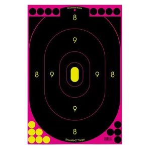 Birchwood Casey Shoot-N-C 12x18 Pink Silhouette Target - 100 Pack