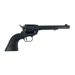 Heritage Arms Rough Rider Small Bore Revolver 22lr/22mag - 6.5" - Black Satin - Polymer Star Grips