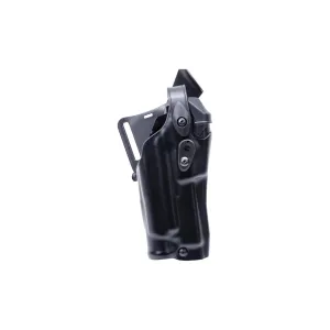 Safariland 6360RDS Mid-Ride Level III Duty Holster for GLOCK 17/22 With X300U - Plain Black - Right Hand