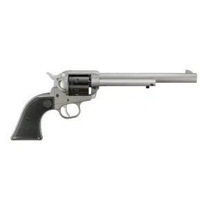 Ruger Wrangler Revolver 22 LR - 7.5" - Silver - Black Grips