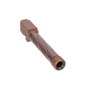 Wheaton Arms Match Grade Threaded Barrel For Glock 19 Gen 1-5 - Copper