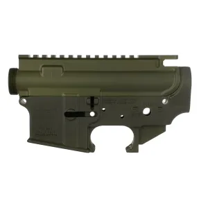 Geissele Automatics Super Duty Stripped AR-15 Receiver Set - OD Green - BLEM