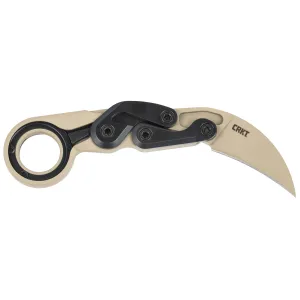 CRKT Provoke First Responder Folding Karambit Knife - 2.41" - Desert Sand