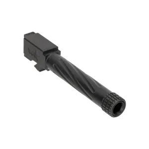 Wheaton Arms Match Grade Threaded Barrel For Glock 19 Gen 1-5 - Black Nitride