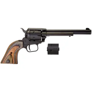 Heritage Arms Rough Rider Small Bore Revolver 22lr/22mag - 6.5" - Black Satin - Camo Grips