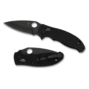 Spyderco Manix 2 - Black-Plain-Black-G-1-
