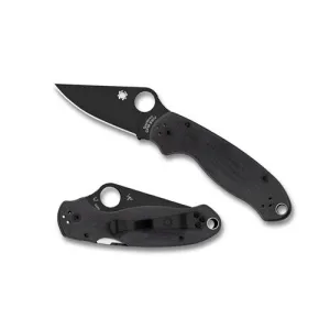 Spyderco Para 3 G-10 Folding Knife - Black/Black