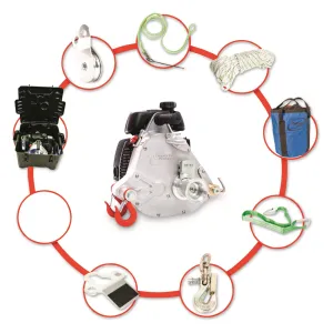 Portable Winch Co. PCW5000-HK Portable Gas-powered Winch Hunting Kit